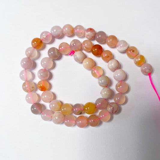 Cherry blossom agate beads 6mm/8mm/10mm