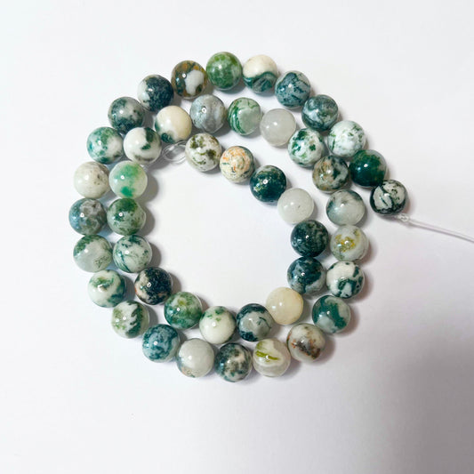 Tree agate loose beads 6mm/8mm/10mm