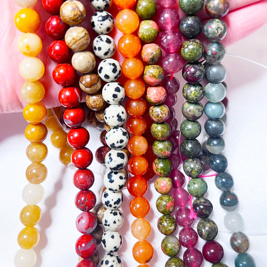 Crystal Round Smooth Beads 1003