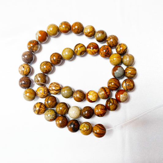 Picture jasper loose beads 6mm/8mm/10mm