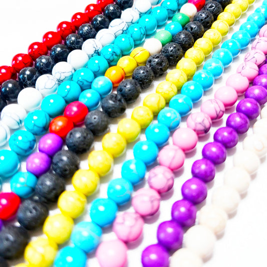 Turquoise round beads