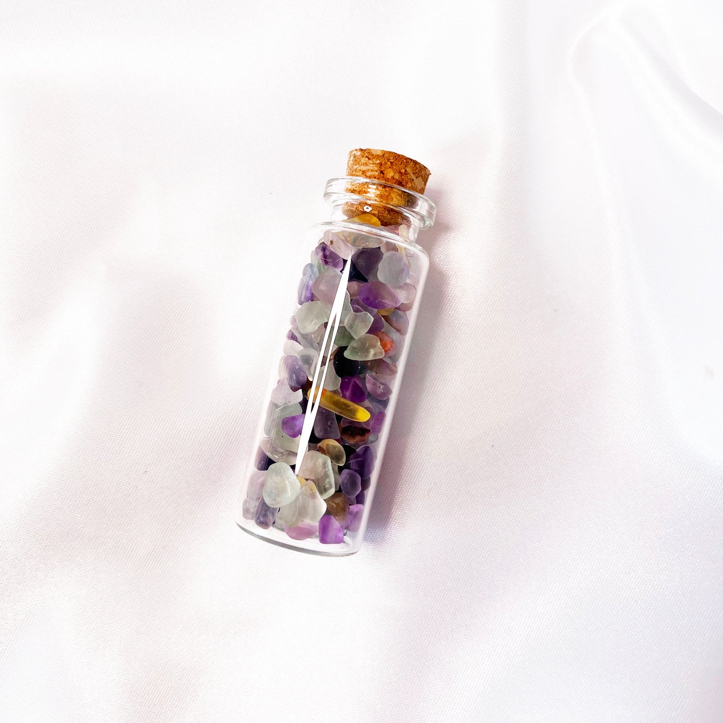 Crystal chips wish bottle(no hole)