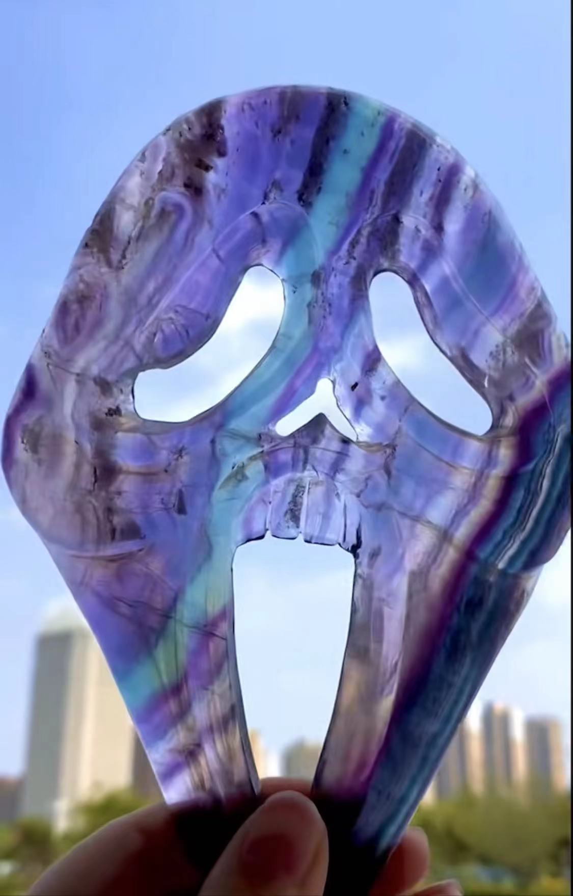 Fluorite mask