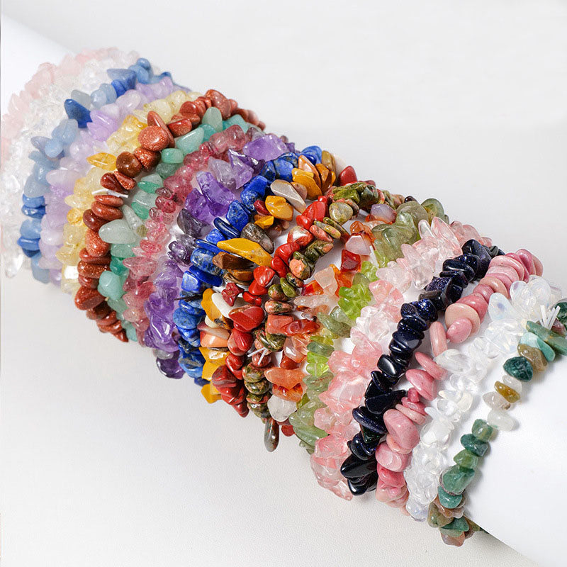 Crystal chips bracelets