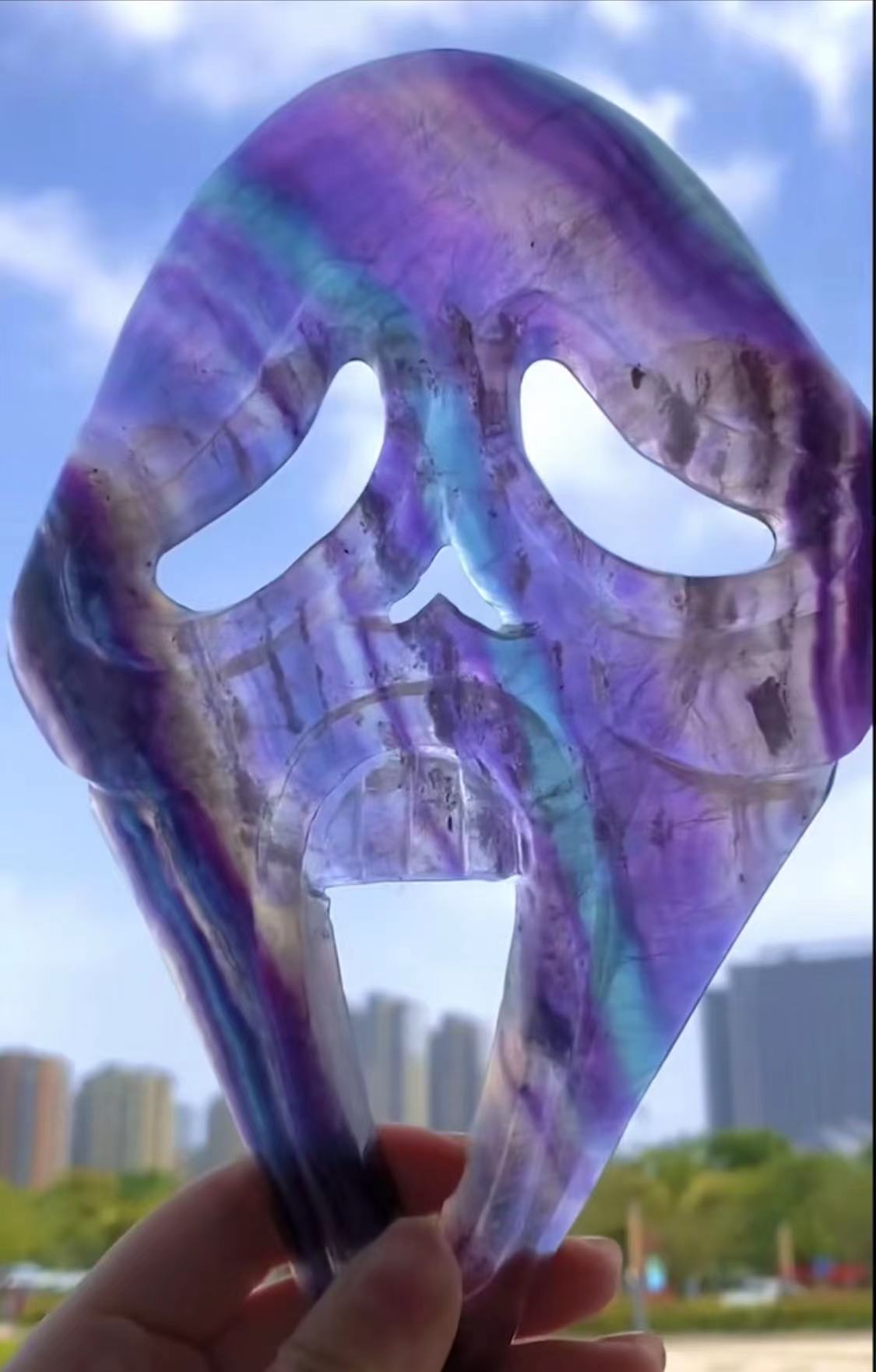 Fluorite mask