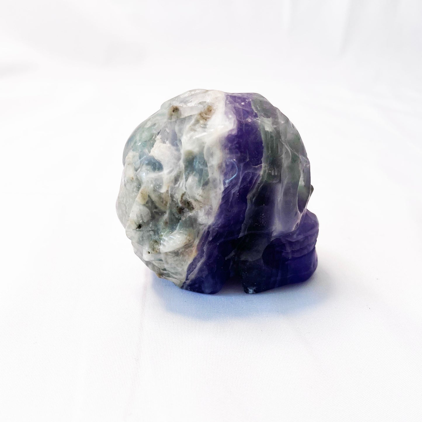 Fluorite skull