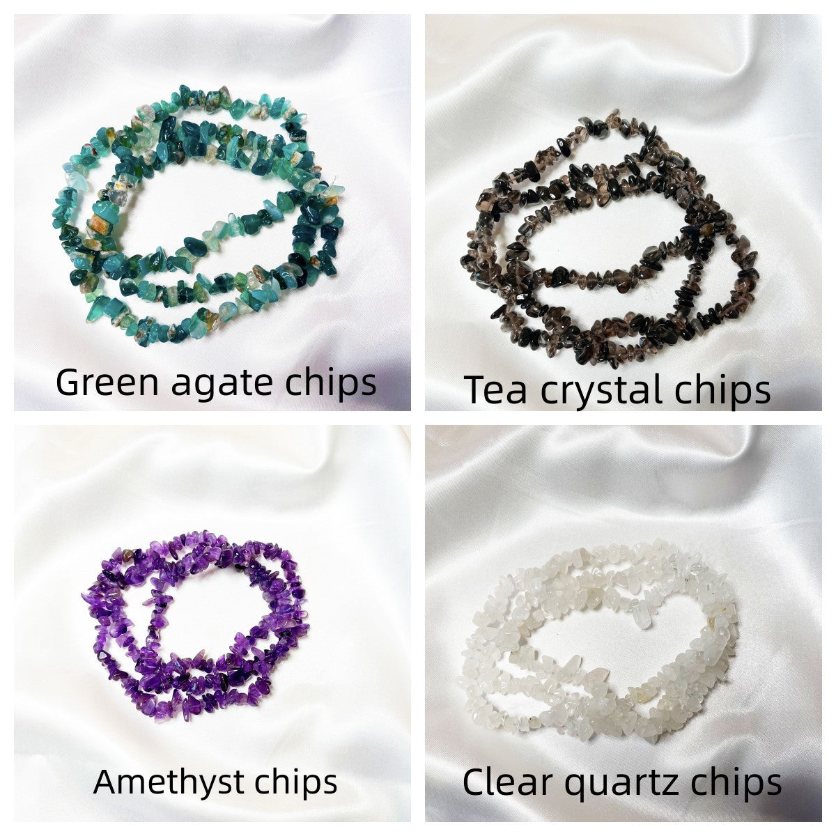 Crystal Chip Strand Gemstone Chips