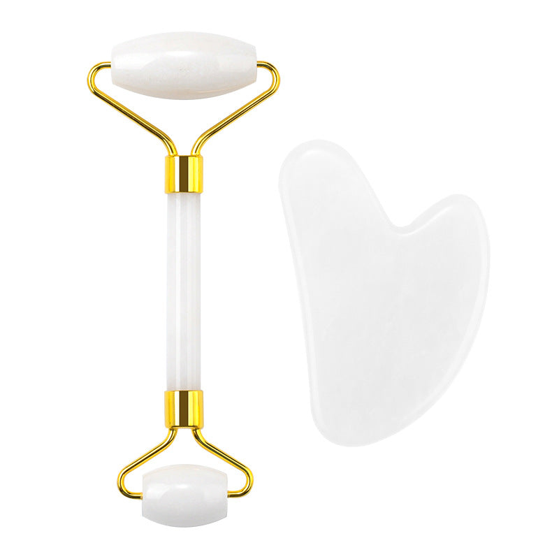 Crystal facial scraping board& body massage stick