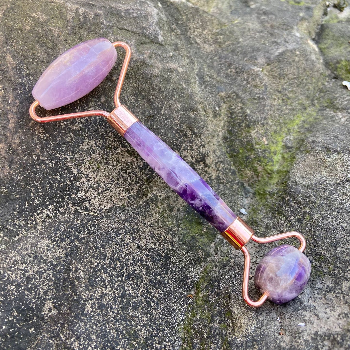 Crystal massage stick