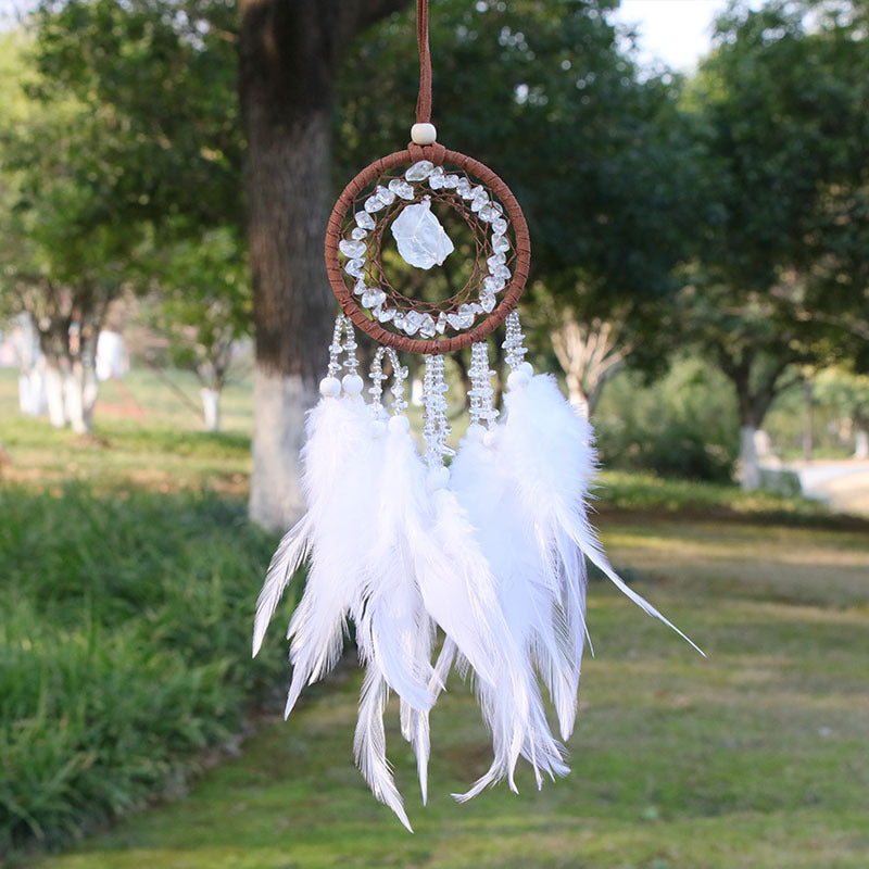 Crystal dream catcher