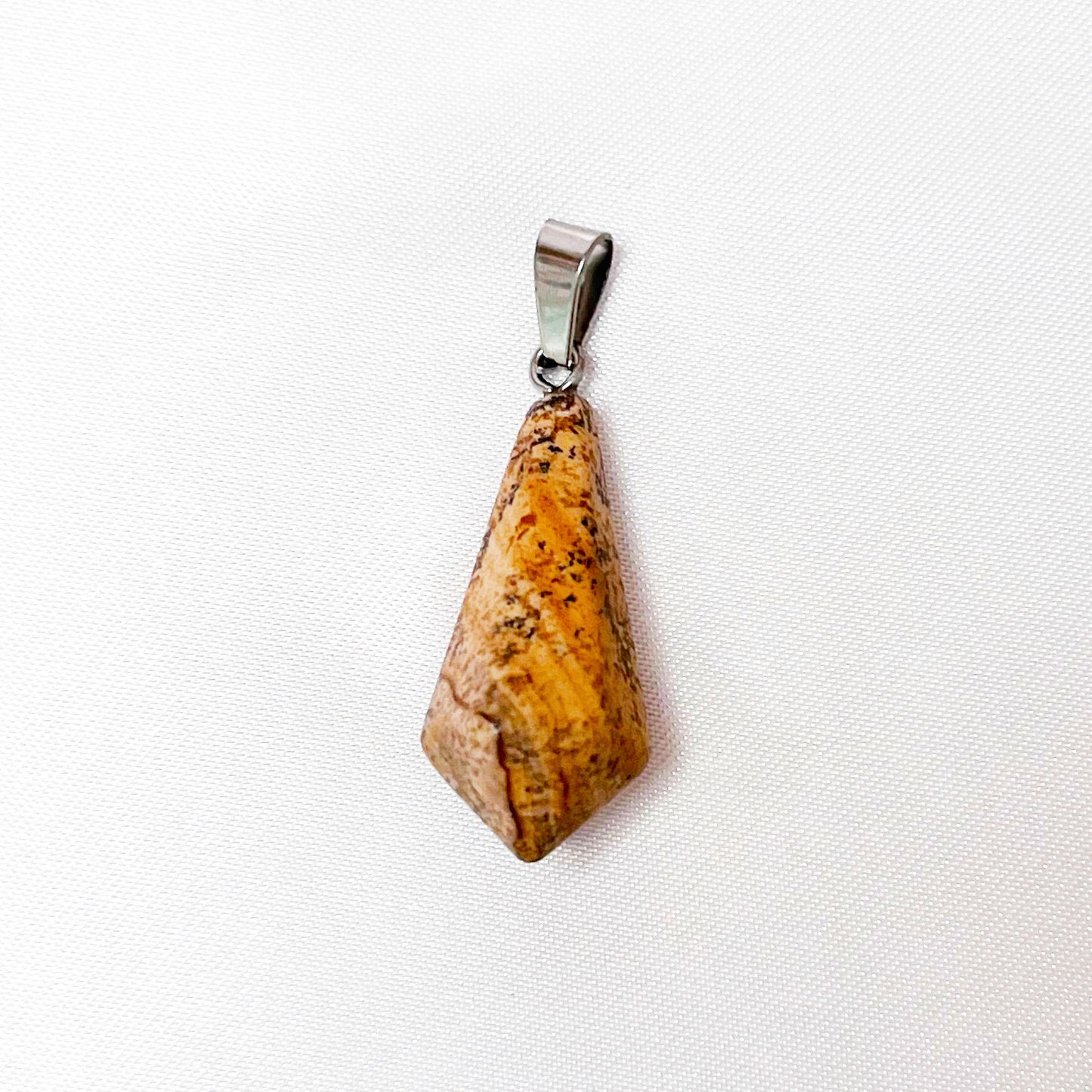 Six angle hexagon pendant