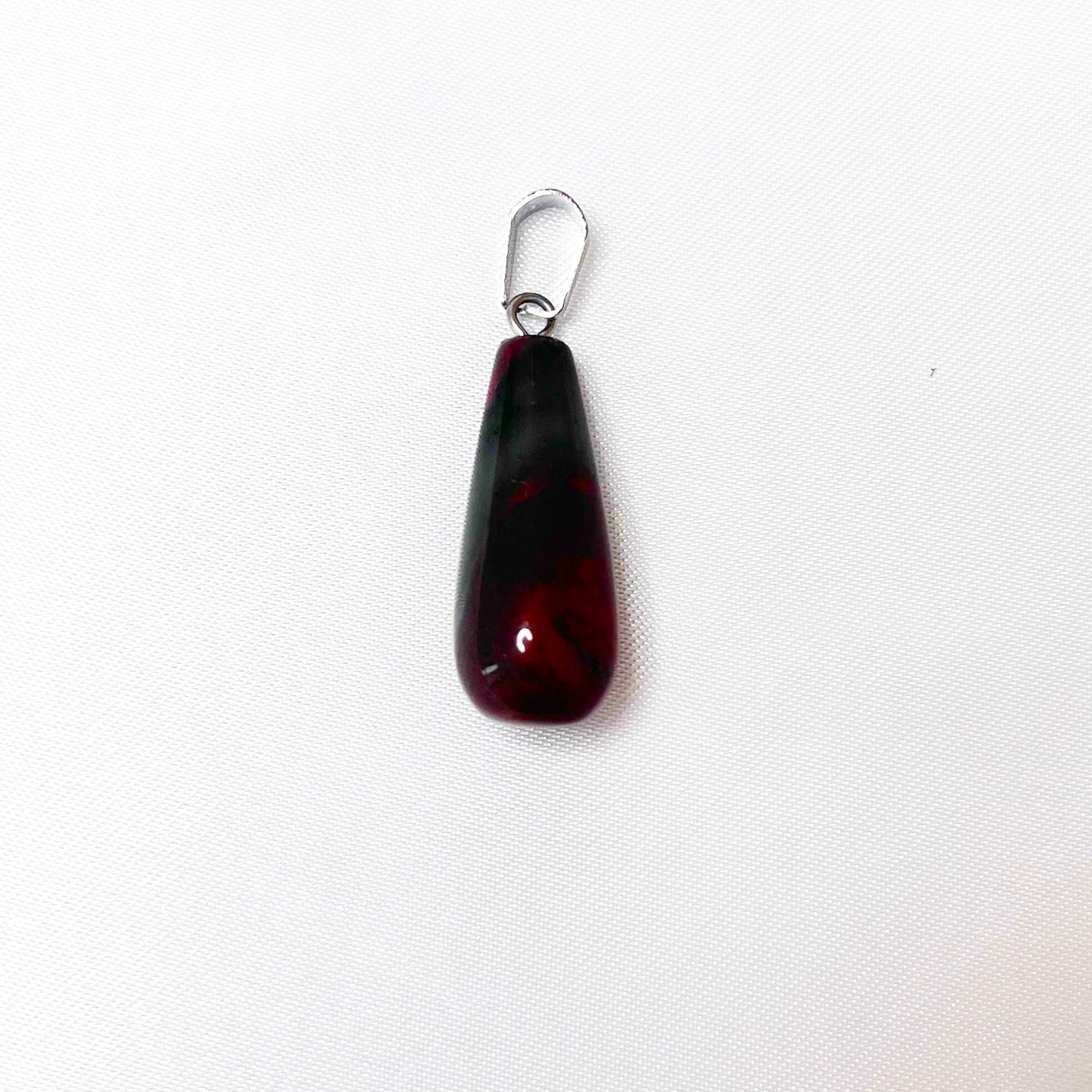 Tear drop crystal pendant