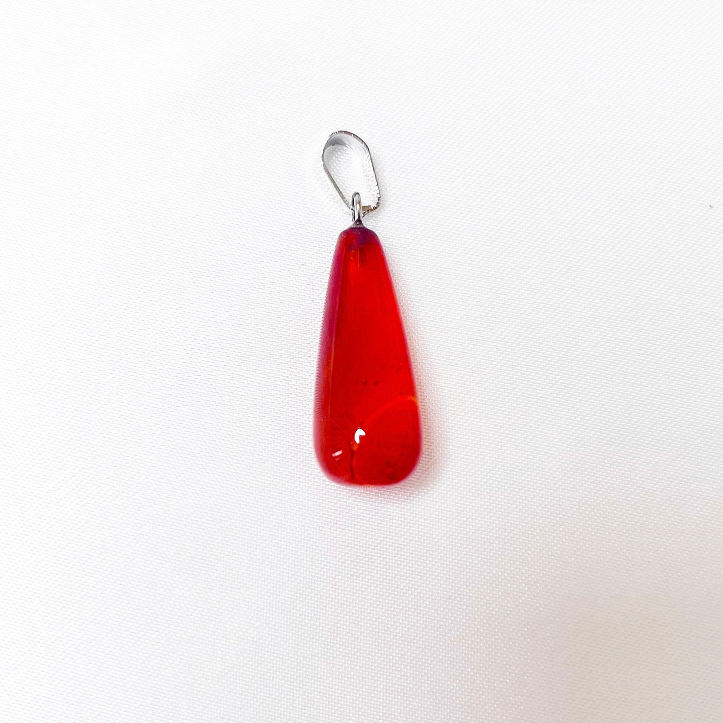 Tear drop crystal pendant