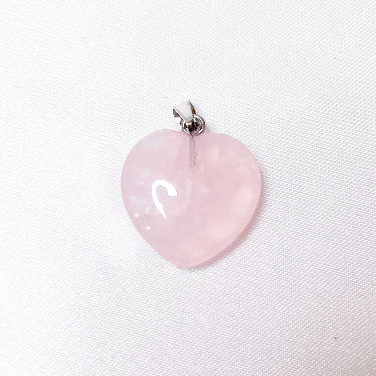 heart shape crystal pendant