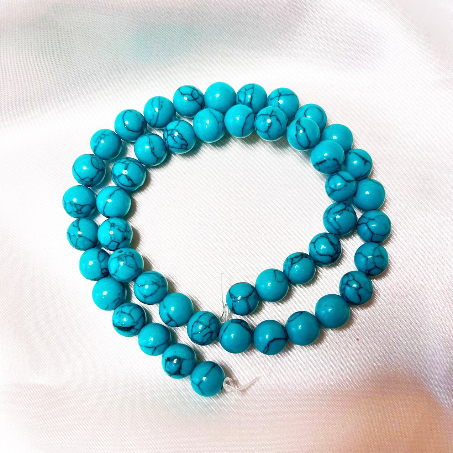 Turquoise round beads