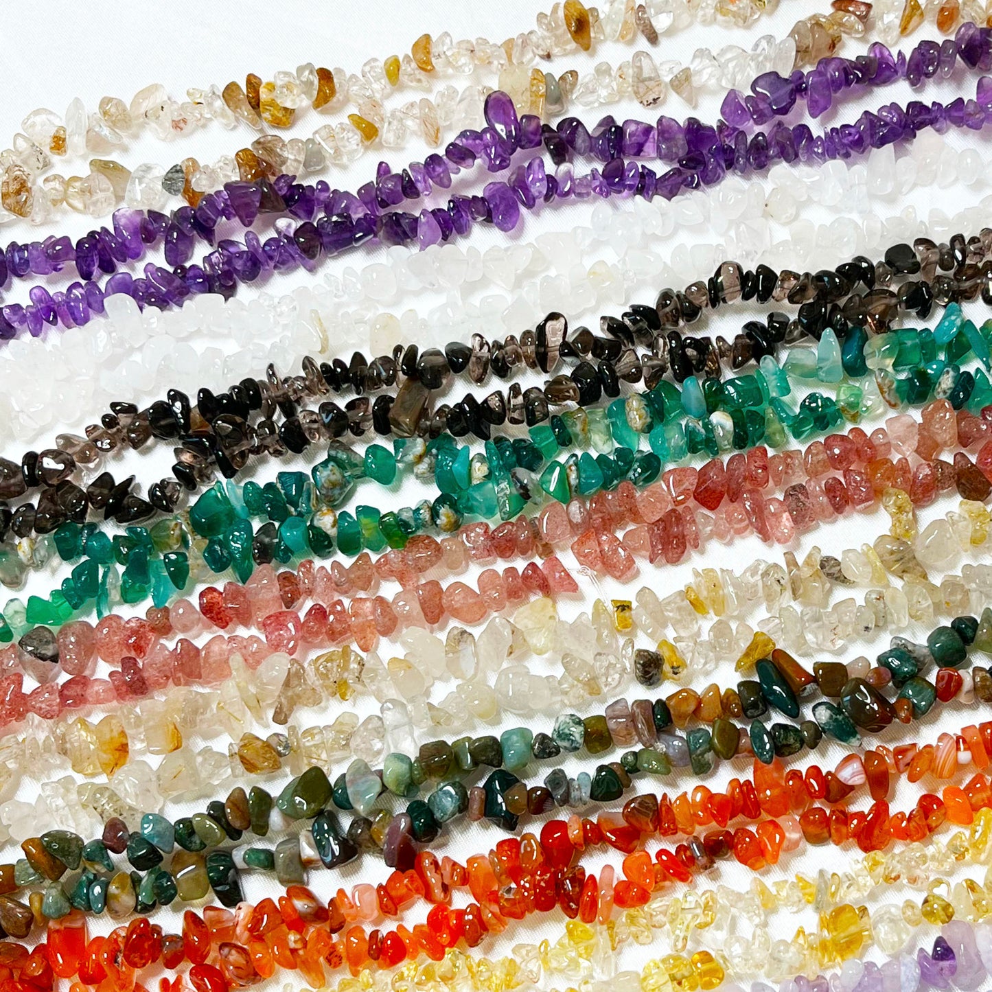 Crystal Chip Strand Gemstone Chips