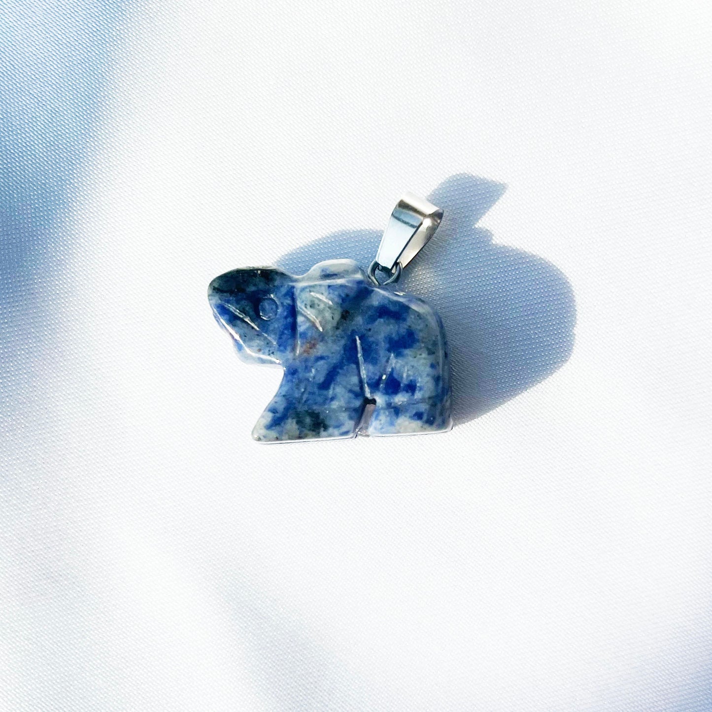 Crystal Elephant Pendant