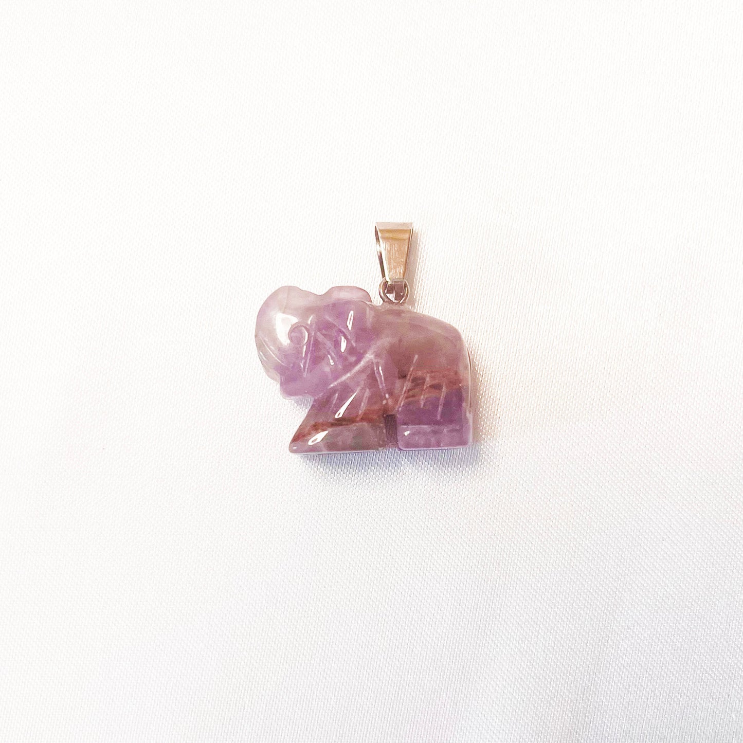 Crystal Elephant Pendant