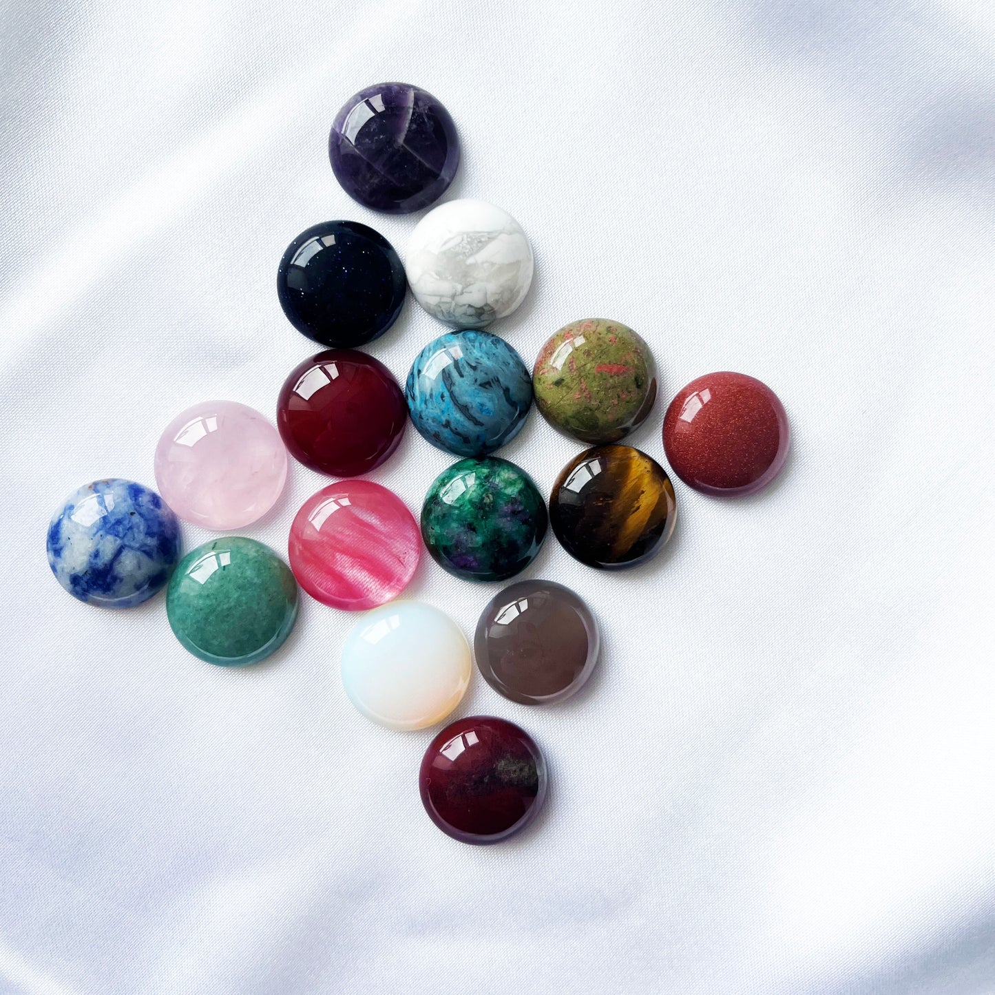 18mm Round Cabochons Flatback Dome (no hole)