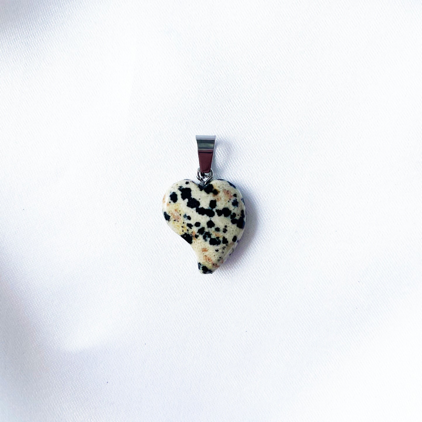 Heart shape crystal pendant