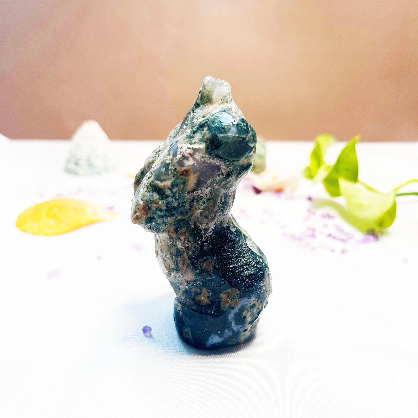 Moss agate model body