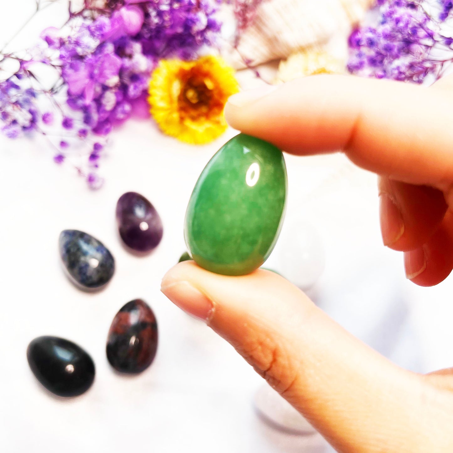 Egg crystal carving